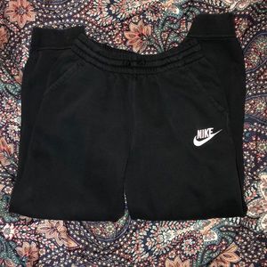 Black womens Nike joggers